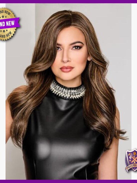 Long Layered Curls Wig with Monofilament Top, Heat-Friendly Synthetic Hair main image 6